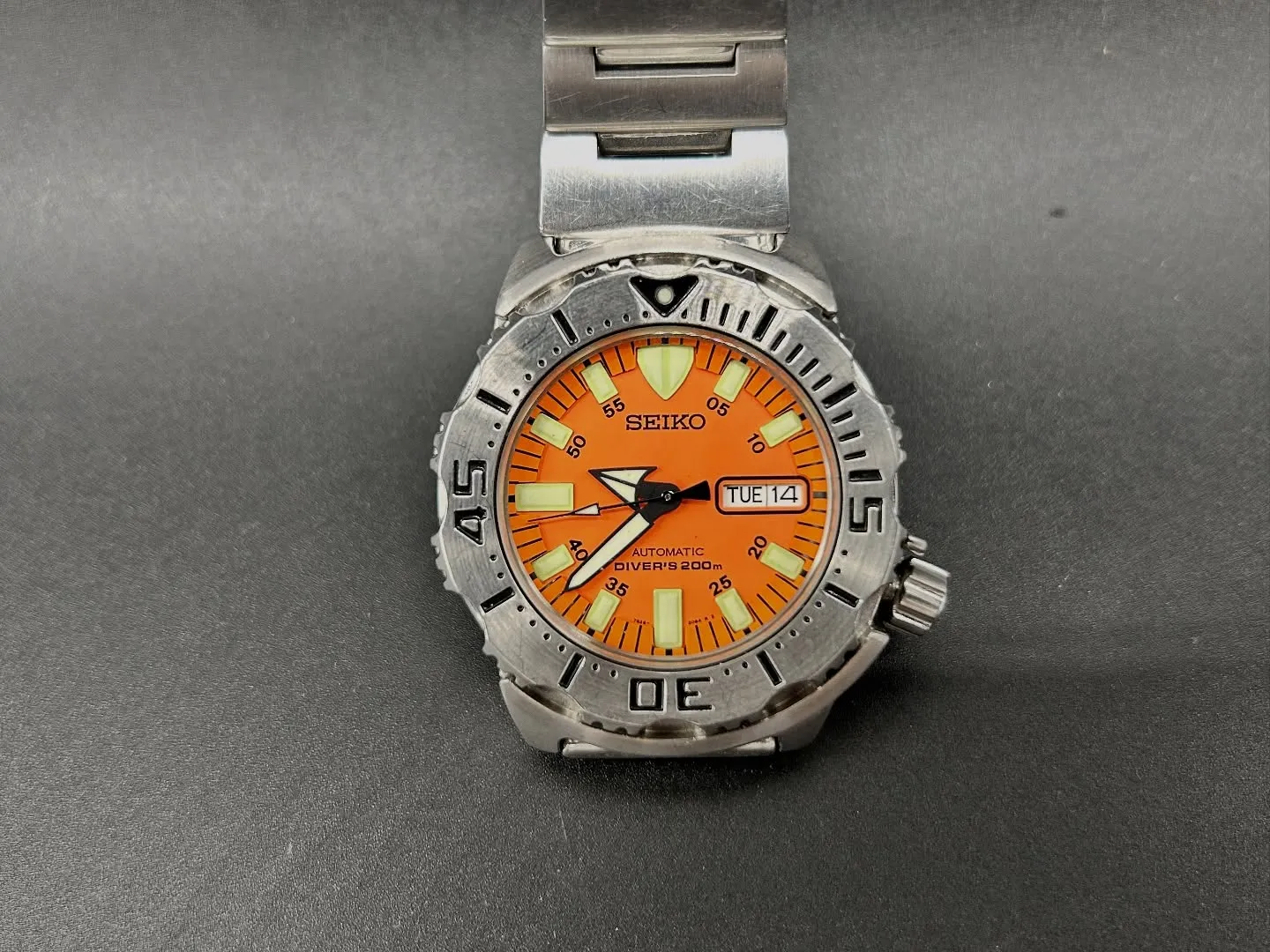 ⌚SEIKO ダイバーズウォッチ オレンジモンスター 四日市...