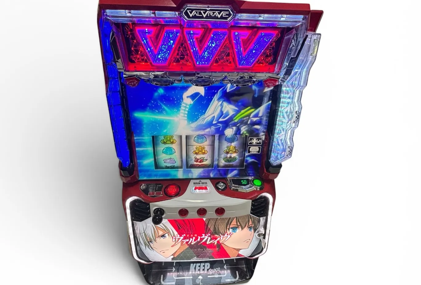 🎰 SANKYO パチスロ実機『L革命機ヴァルヴレイヴ』を四...