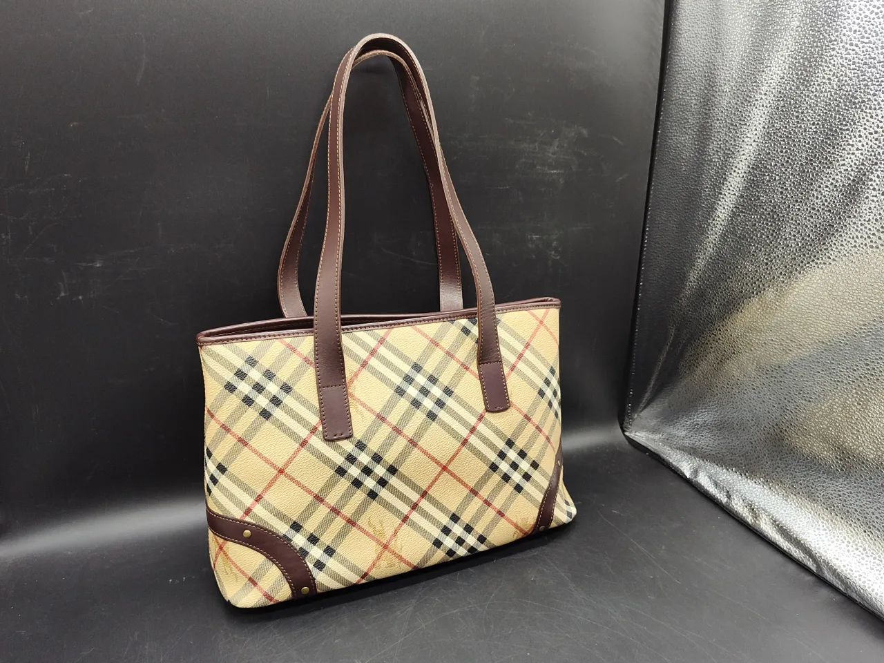 👜 バーバリー ハンドバッグ ノバチェックを名古屋市で買取✨